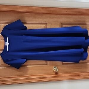 LuLaRoe Carly Blue Dress Size Medium